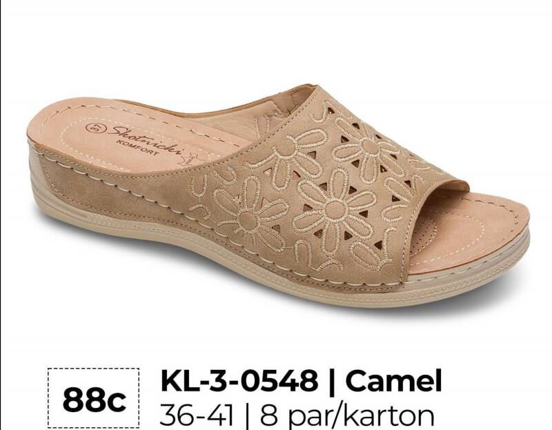 Klapki damskie Roz 36-41 / 8 par 1